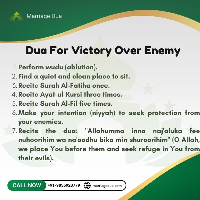 Dua For Victory Over Enemy in islam